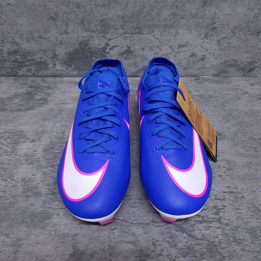 NIKE Zoom Mercurial Vapor 16 Pro FG Cleats Mens Size 13 Blue Pink FQ8685-446